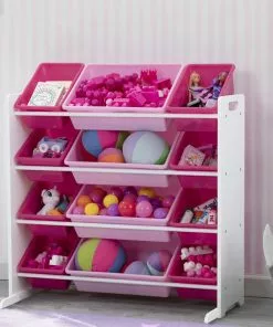 Delta Children Kids Toy Storage Organizer With 12 Plastic Bins