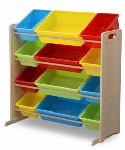Delta Children Kids Toy Storage Organizer With 12 Plastic Bins