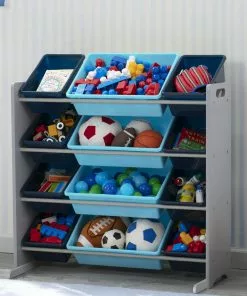 Delta Children Kids Toy Storage Organizer With 12 Plastic Bins