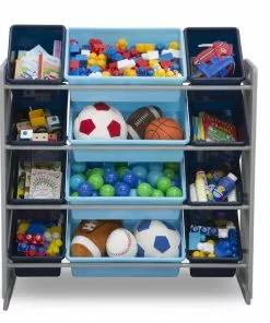 Delta Children Kids Toy Storage Organizer With 12 Plastic Bins