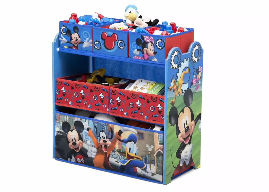 Delta Children Mickey Mouse Multi-Bin Toy Organizer Storage 6 Delta Children Mickey Mouse Multi-Bin Toy Organizer Storage