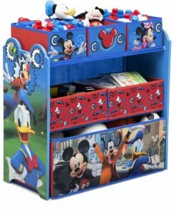 Delta Children Mickey Mouse Multi-Bin Toy Organizer Storage 10 Delta Children Mickey Mouse Multi-Bin Toy Organizer Storage