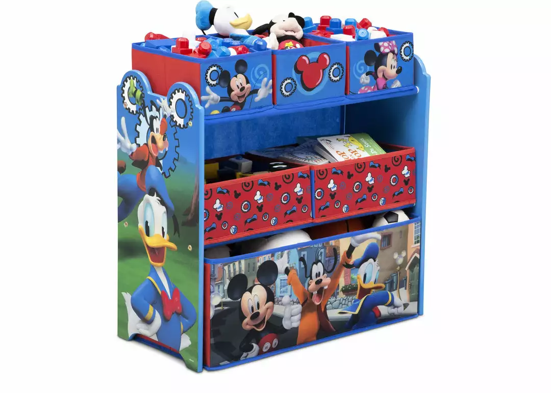 Delta Children Mickey Mouse Multi-Bin Toy Organizer Storage 5 Delta Children Mickey Mouse Multi-Bin Toy Organizer Storage