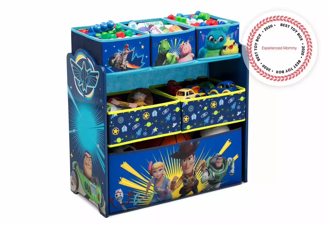 Disney/Pixar Toy Story 4 Design And Store Toy Organizer By Delta Children Storage