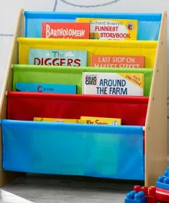 Delta Children Storage & Organization Sling Book Rack Bookshelf For Kids