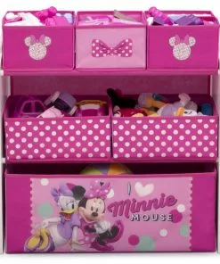 Delta Children Storage Minnie Mouse Design And Store 6 Bin Toy Organizer