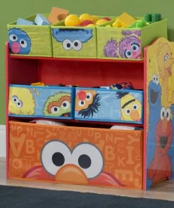 Delta Children Sesame Street Multi-Bin Toy Organizer Storage