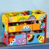 Delta Children Sesame Street Deluxe 9 Bin Design And Store Toy Organizer Storage