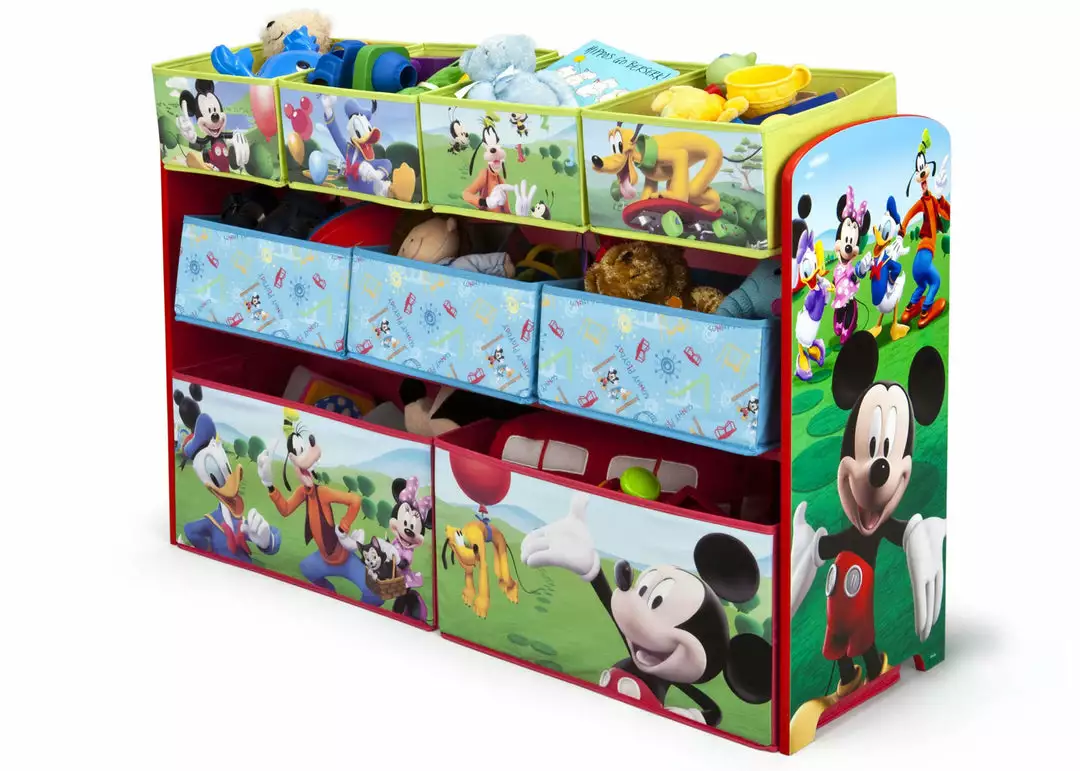 Delta Children Mickey Mouse Deluxe Multi-Bin Toy Organizer 5 Delta Children Mickey Mouse Deluxe Multi-Bin Toy Organizer