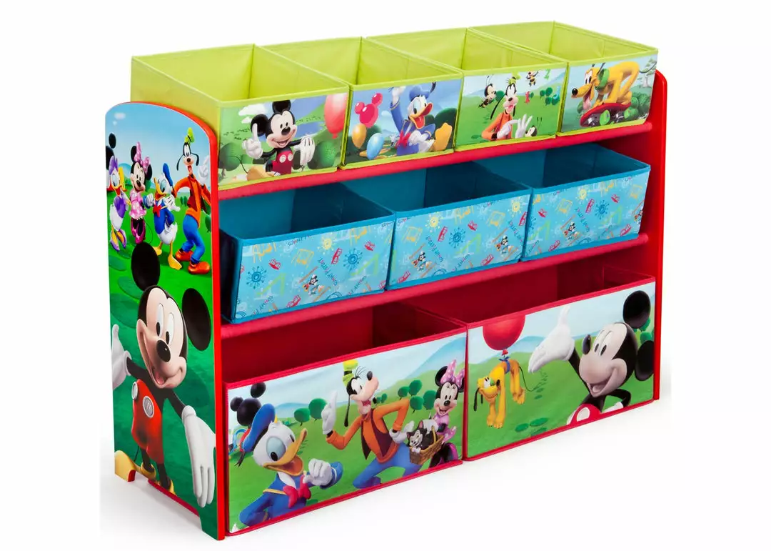 Delta Children Mickey Mouse Deluxe Multi-Bin Toy Organizer 4 Delta Children Mickey Mouse Deluxe Multi-Bin Toy Organizer
