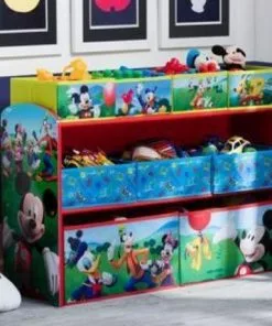 Delta Children Mickey Mouse Deluxe Multi-Bin Toy Organizer