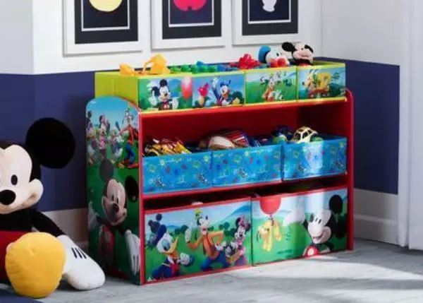 Delta Children Mickey Mouse Deluxe Multi-Bin Toy Organizer 3 Delta Children Mickey Mouse Deluxe Multi-Bin Toy Organizer