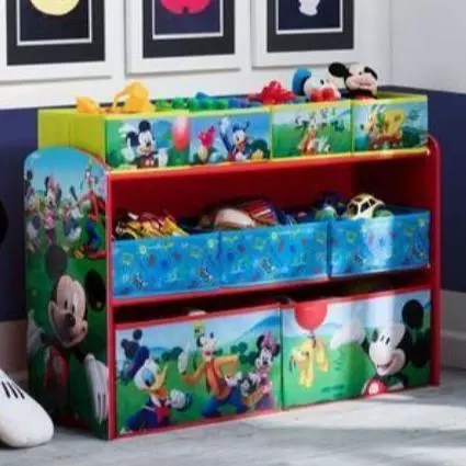Delta Children Mickey Mouse Deluxe Multi-Bin Toy Organizer 7 Delta Children Mickey Mouse Deluxe Multi-Bin Toy Organizer