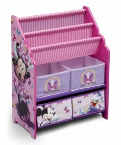 Delta Children Minnie Mouse Book & Toy Organizer Storage