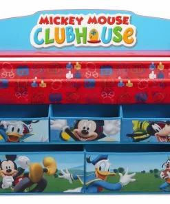 Delta Children Mickey Mouse Deluxe Book & Toy Organizer 12 Delta Children Mickey Mouse Deluxe Book & Toy Organizer
