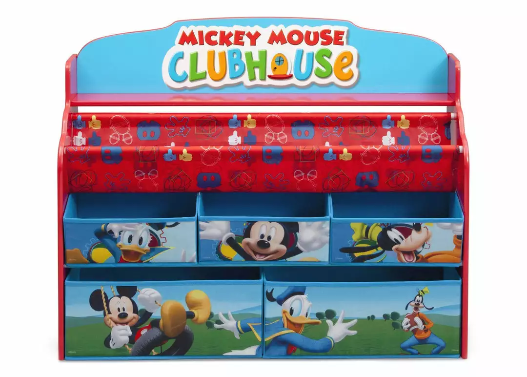 Delta Children Mickey Mouse Deluxe Book & Toy Organizer 7 Delta Children Mickey Mouse Deluxe Book & Toy Organizer