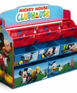 Delta Children Mickey Mouse Deluxe Book & Toy Organizer 10 Delta Children Mickey Mouse Deluxe Book & Toy Organizer