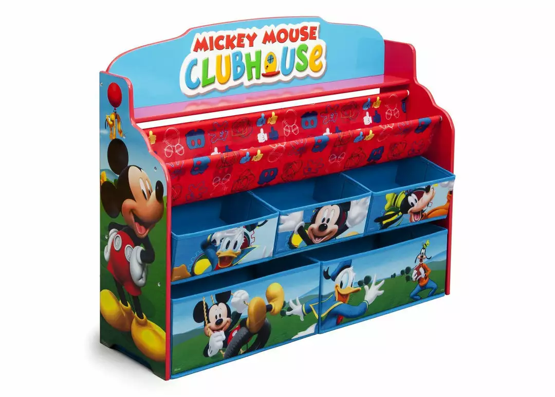 Delta Children Mickey Mouse Deluxe Book & Toy Organizer 5 Delta Children Mickey Mouse Deluxe Book & Toy Organizer