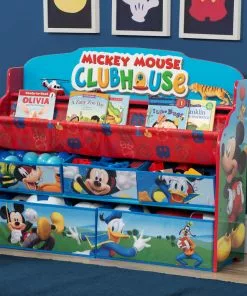 Delta Children Mickey Mouse Deluxe Book & Toy Organizer