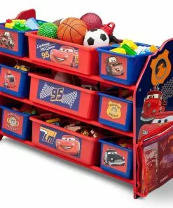 Delta Children Storage Cars Plastic 9 Bin Organizer