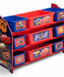 Delta Children Storage Cars Plastic 9 Bin Organizer