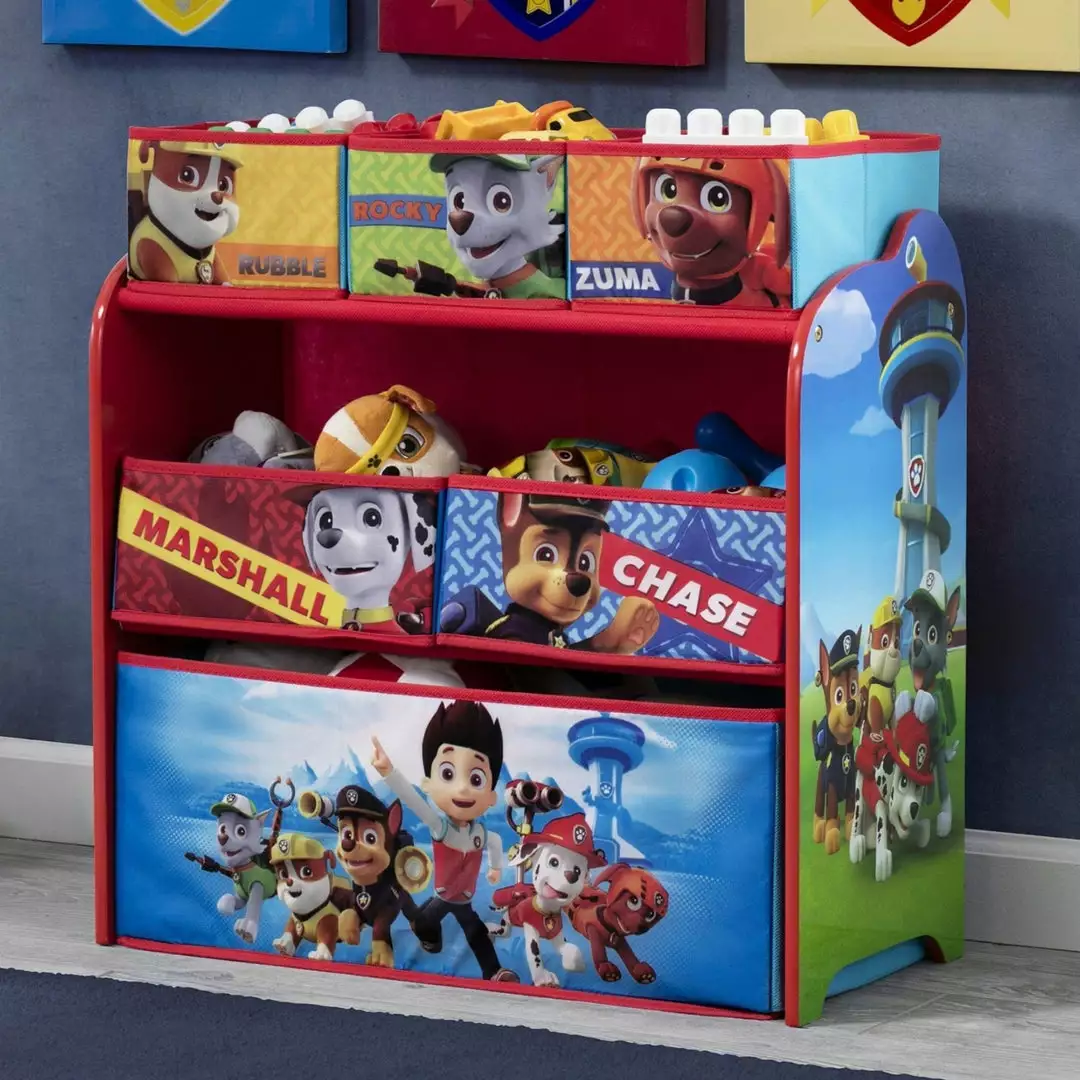Delta Children Storage PAW Patrol Multi-Bin Toy Organizer 8 Delta Children Storage PAW Patrol Multi-Bin Toy Organizer
