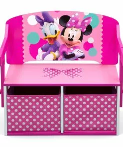 Delta Children Book & Toy Storage Minnie Mouse Activity Bench