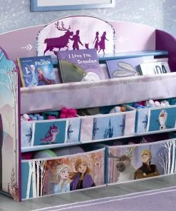 Delta Children Frozen II Deluxe Toy And Book Organizer