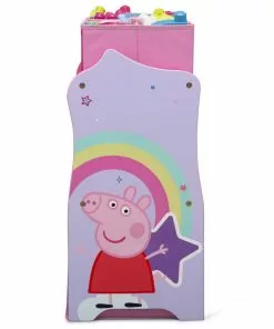 Delta Children Peppa Pig 6 Bin Design And Store Toy Organizer