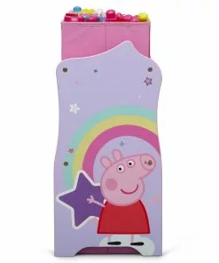 Delta Children Peppa Pig 6 Bin Design And Store Toy Organizer