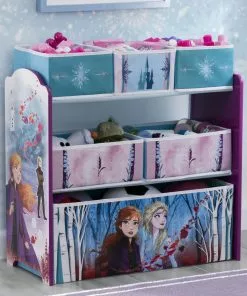Delta Children Frozen II Design And Store 6 Bin Toy Organizer