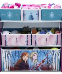 Delta Children Frozen II Design And Store 6 Bin Toy Organizer