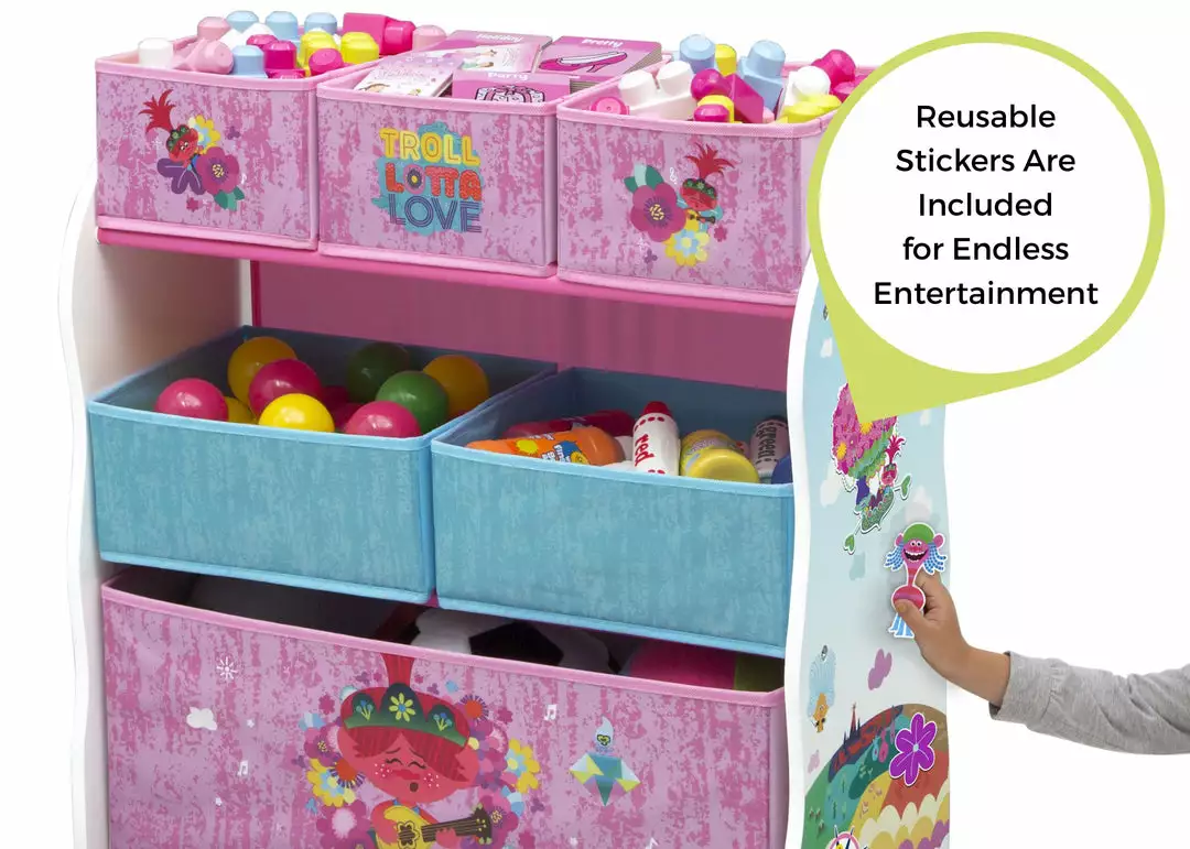 Delta Children Trolls World Tour Design And Store 6 Bin Toy Organizer 8 Delta Children Trolls World Tour Design And Store 6 Bin Toy Organizer