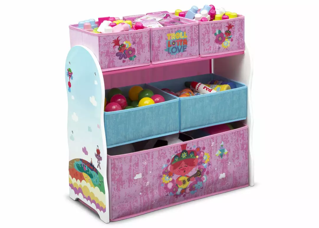 Delta Children Trolls World Tour Design And Store 6 Bin Toy Organizer 5 Delta Children Trolls World Tour Design And Store 6 Bin Toy Organizer