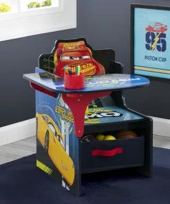 Delta Children Cars Chair Desk With Storage Bin