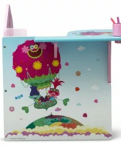 Delta Children Trolls World Tour Chair Desk With Storage Bin