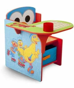 Delta Children Sesame Street Chair Desk With Storage Bin