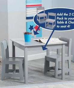 Delta Children Table & Chair Sets MySize Wood Kids Chairs For Playroom (Pack Of 2)