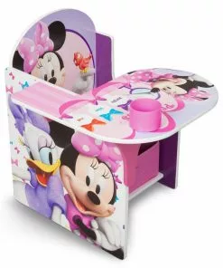Delta Children Activity Desks Minnie Mouse Chair Desk With Storage Bin