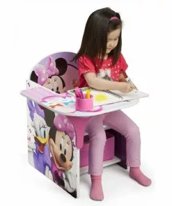 Delta Children Activity Desks Minnie Mouse Chair Desk With Storage Bin