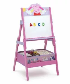 Delta Children Peppa Pig Wooden Activity Easel With Storage Gifts