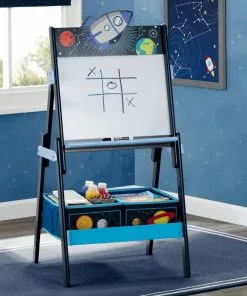 Delta Children Space Adventures Wooden Activity Easel With Storage