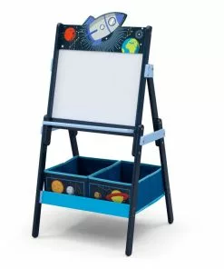 Delta Children Space Adventures Wooden Activity Easel With Storage