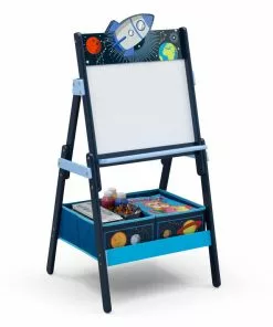 Delta Children Space Adventures Wooden Activity Easel With Storage