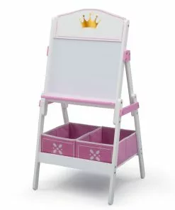 Delta Children Princess Crown Wooden Activity Easel With Storage 8 Delta Children Princess Crown Wooden Activity Easel With Storage