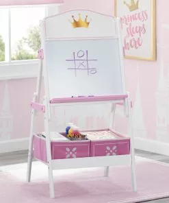 Delta Children Princess Crown Wooden Activity Easel With Storage 9 Delta Children Princess Crown Wooden Activity Easel With Storage