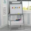 Delta Children Chelsea Double-Sided Storage Easel With Paper Roll And Magnets | Dry Erase Surface & Chalkboard Surface Gifts