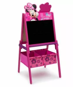 Delta Children Easels Minnie Mouse Wooden Double Sided Activity Easel