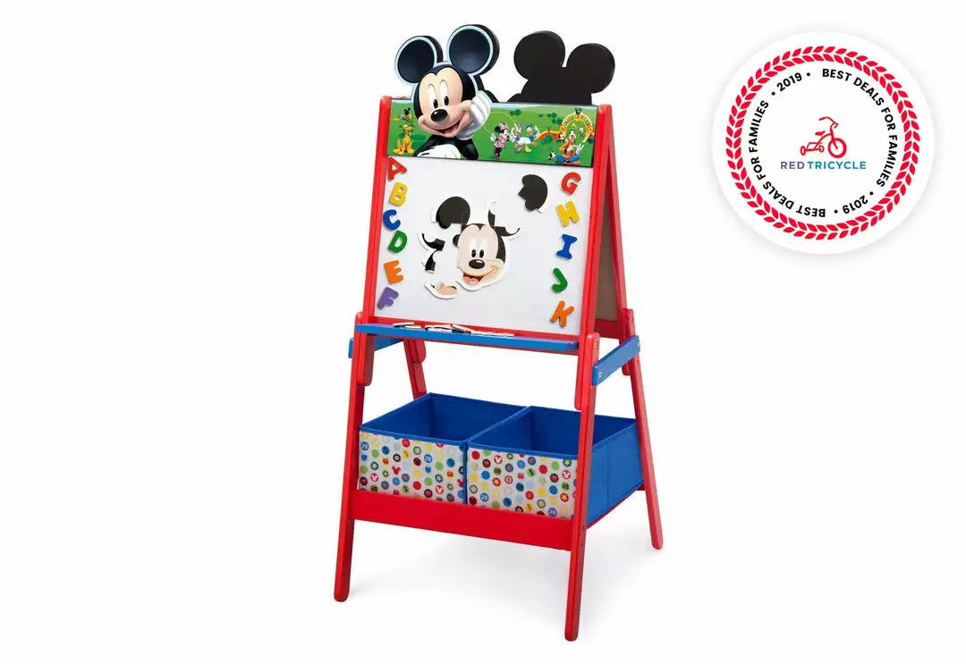 Delta Children Mickey Mouse Wooden Double Sided Activity Easel