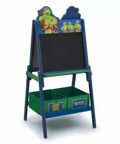 Delta Children Teenage Mutant Ninja Turtles Wooden Double Sided Activity Easel Easels